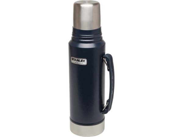 Stanley Classic Vakuum-Flasche, 1 Liter, Navy blau